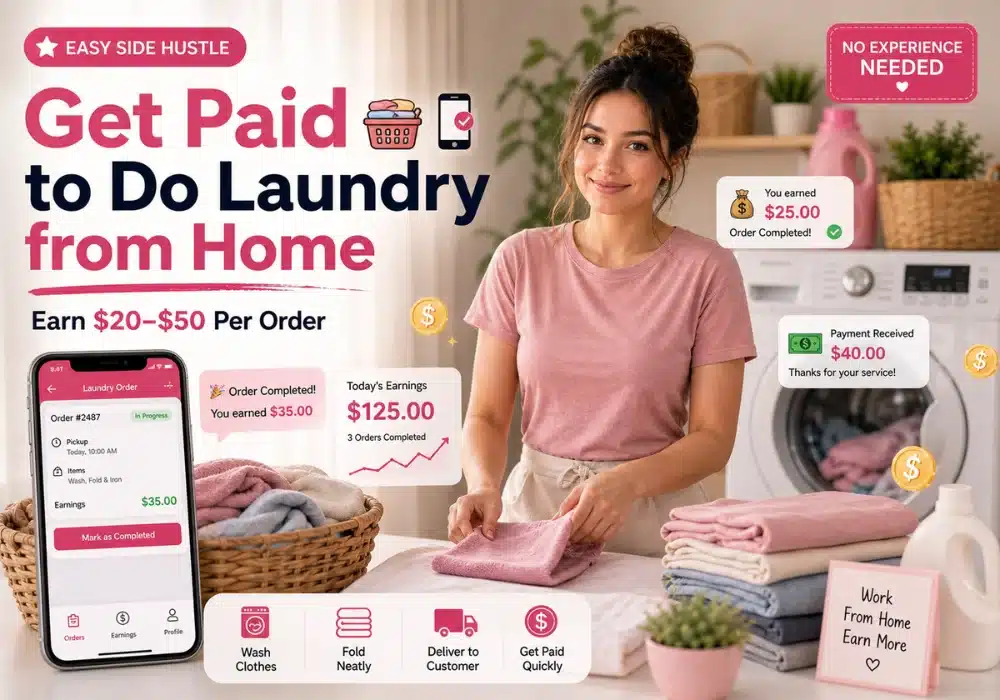 Get Paid to Do Laundry From Home