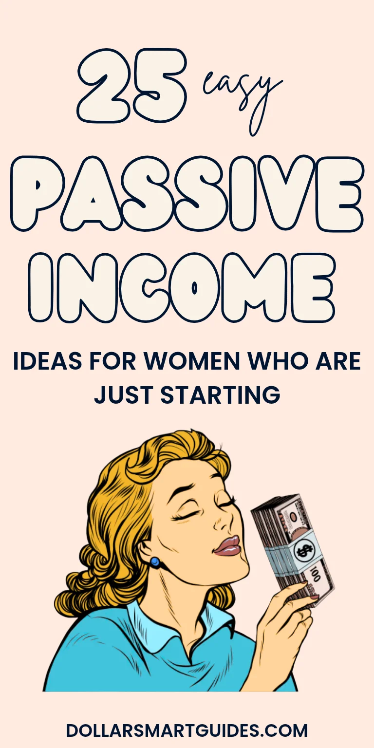 Passive Income Ideas for Women — cozy desk setup with laptop and notebook