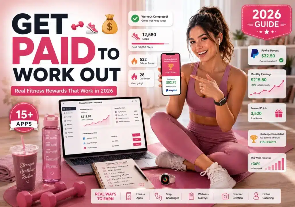 get paid to workout