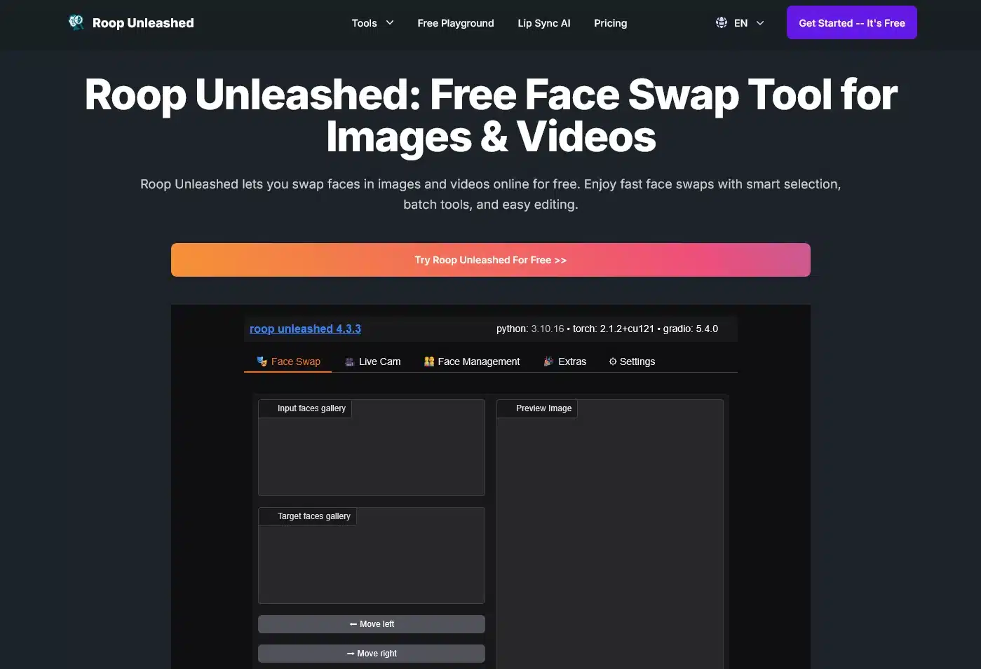 Abstract diagram showing motion tracking and facial swapping concepts on a digital canvas